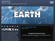 Tablet Screenshot of dynamicearth.spitzcreativemedia.com